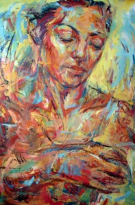 Volkmann_Caregiver_2008_oiloncanvas_48x32_inches