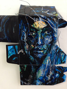 Volkmann Sapphire Blue 2013 mixed media