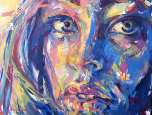 Judy Araujo Volkmann Instinct 2015 Oil on Canvas 18x24 inches