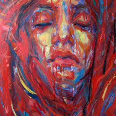 ©Judy Volkmann, Spoken, oil on canvas, 48 x 36 in, $4,200 Available