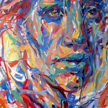 ©Judy Volkmann, We the People, oil on canvas, 48 x 36 in, $4,200 Available