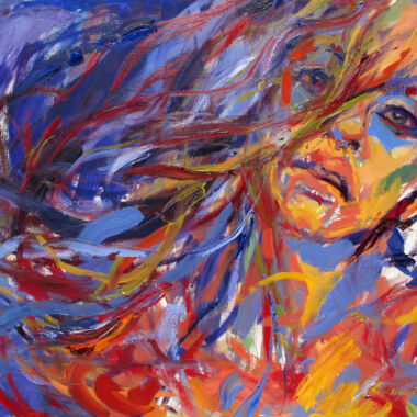 ©Judy Volkmann, Heart of Despair, 2013, oil on canvas, 30 x 40 in, $2,800 Available