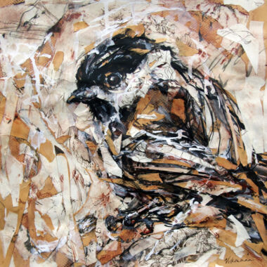 ©Judy Volkmann, Black Capped Chickadee, SOLD, Private Collection, KY