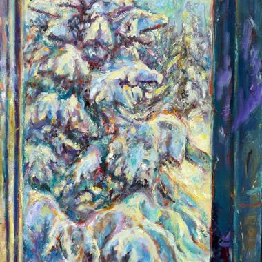 ©Judy Volkmann, Narnia, 2023, oil on canvas, 40 x 30 in, $2,800 Available