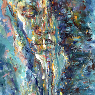 ©Judy Volkmann, Dusk, (Portrait format), 2026, oil on canvas, 24 x 12 in, $950 Available at Sarah Jessica Fine Arts, Provincetown, MA
