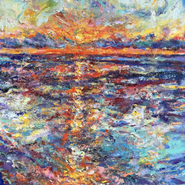 ©Judy Volkmann, Sunrise, 2026, oil on canvas, 24 x 18 in, $1,200 Available