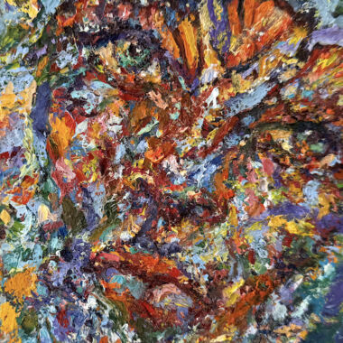 ©Judy Volkmann, Monarch, 2026, oil on cradled wood panel, 7 x 5 x 1.5 in, $250 Available at Sarah Jessica Fine Arts, Provincetown, MA