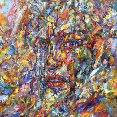 ©Judy Volkmann, Tree of Life, 2026, oil on canvas, 16 x 12 in, $650 Available